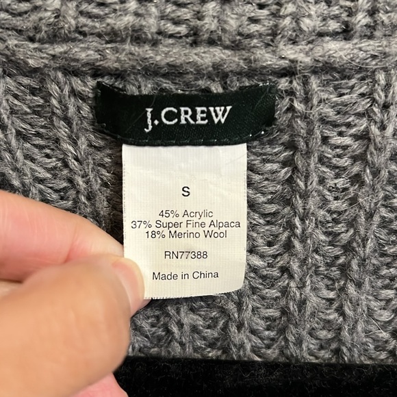 J. Crew Wool and Alpaca Blend Women’s Sweater Cardigan Size Small - Picture 5 of 13